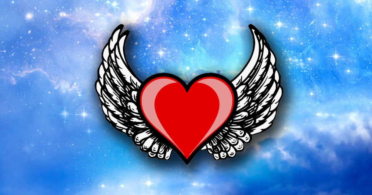 Heart with wings spiritual meaning